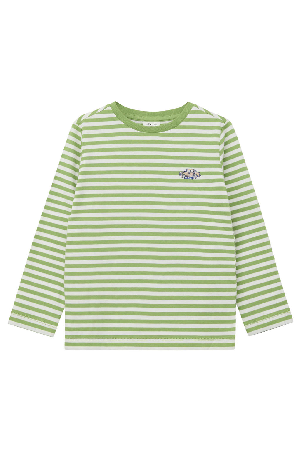 s.Oliver gestreepte longsleeve - groen