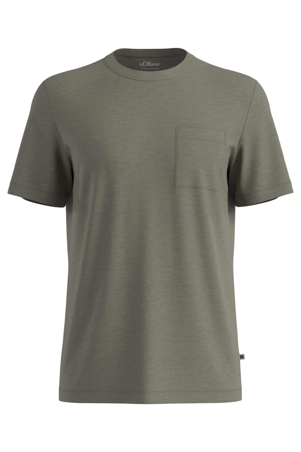 s.Oliver Big Size regular fit T-shirt - kaki