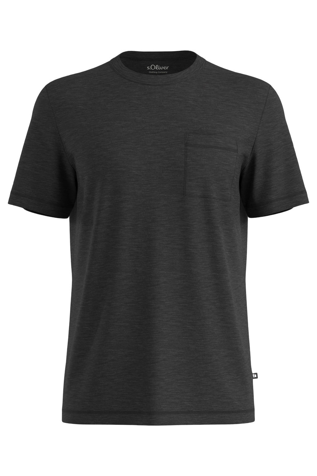 s.Oliver Big Size regular fit T-shirt - antraciet