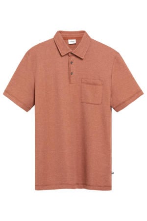 regular fit polo - bruin
