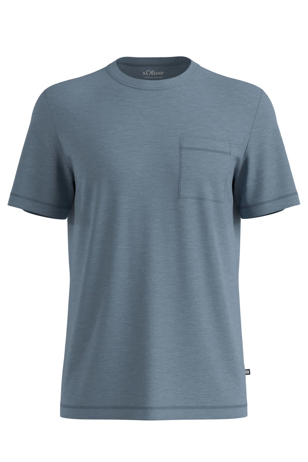s.Oliver regular fit T-shirt - lichtblauw