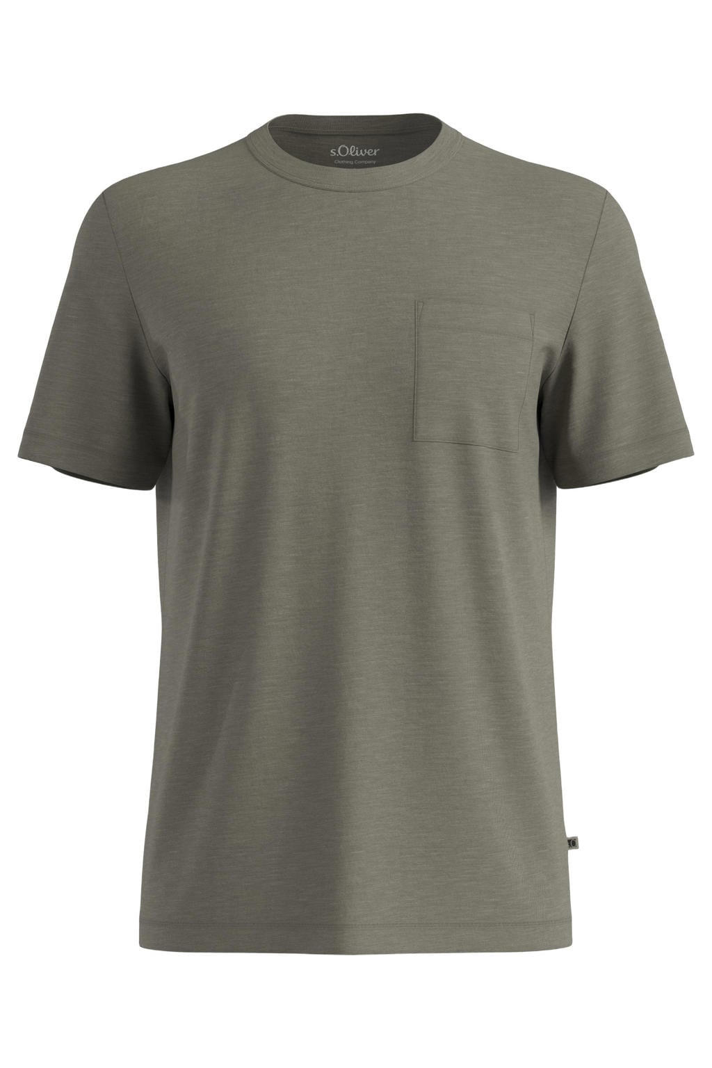s.Oliver regular fit T-shirt - kaki