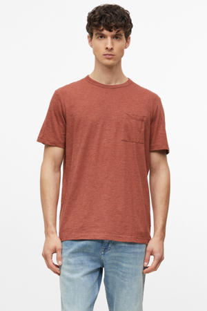 regular fit T-shirt - bruin