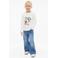 s.Oliver longsleeve met print - wit