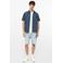s.Oliver regular fit casual overhemd met print - marine