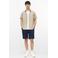 s.Oliver regular fit overhemd met print - beige