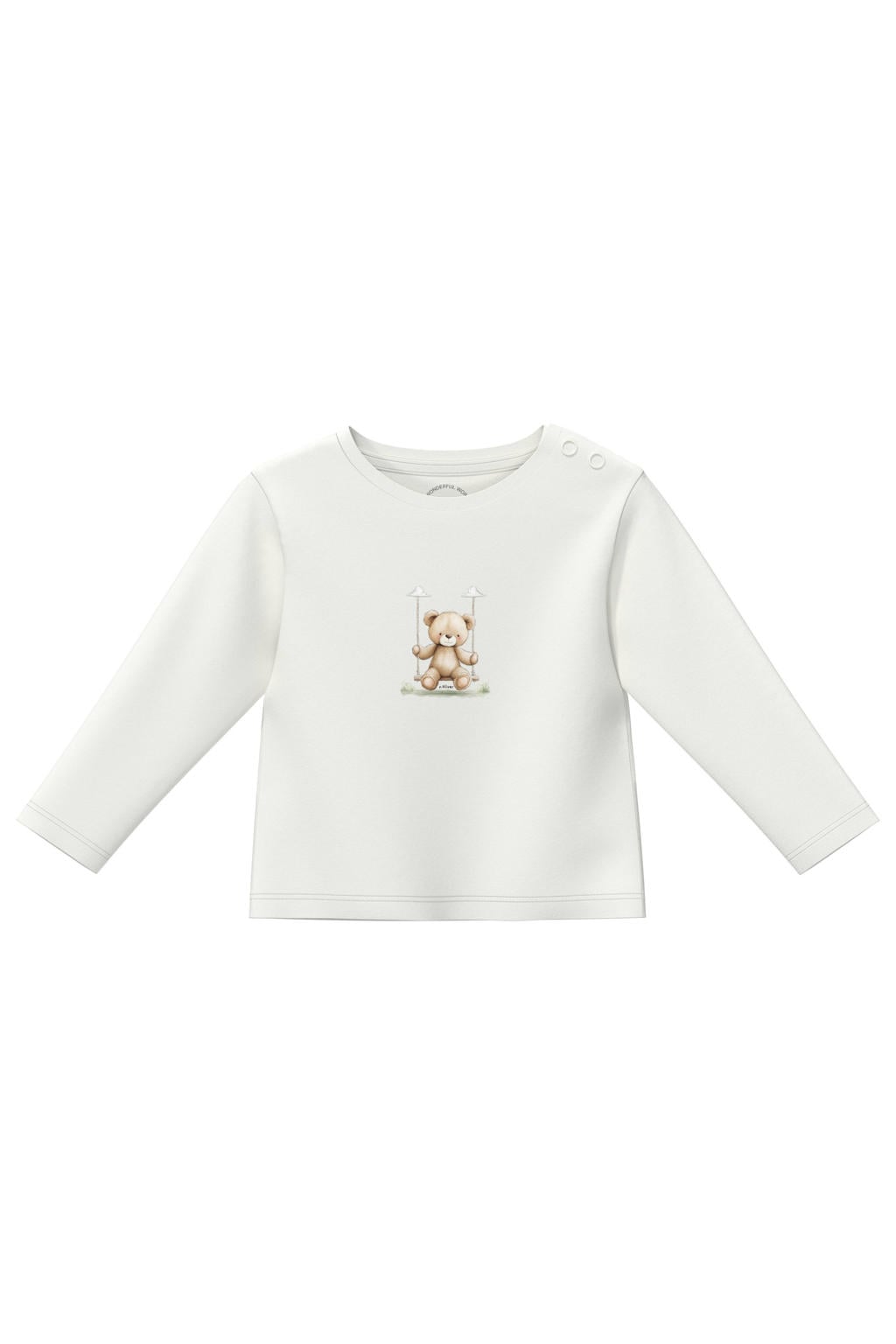 s.Oliver longsleeve met print - wit