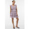 VERO MODA mini jurk met ruches - lila