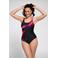 ten Cate Swim Tweka badpak met voorgevormde cups - zwart/roze