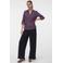 VERO MODA viscose rechtvallende blouse - blauw
