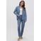 VERO MODA blouse - mediumblauw