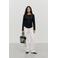 VERO MODA gebloemde top - zwart