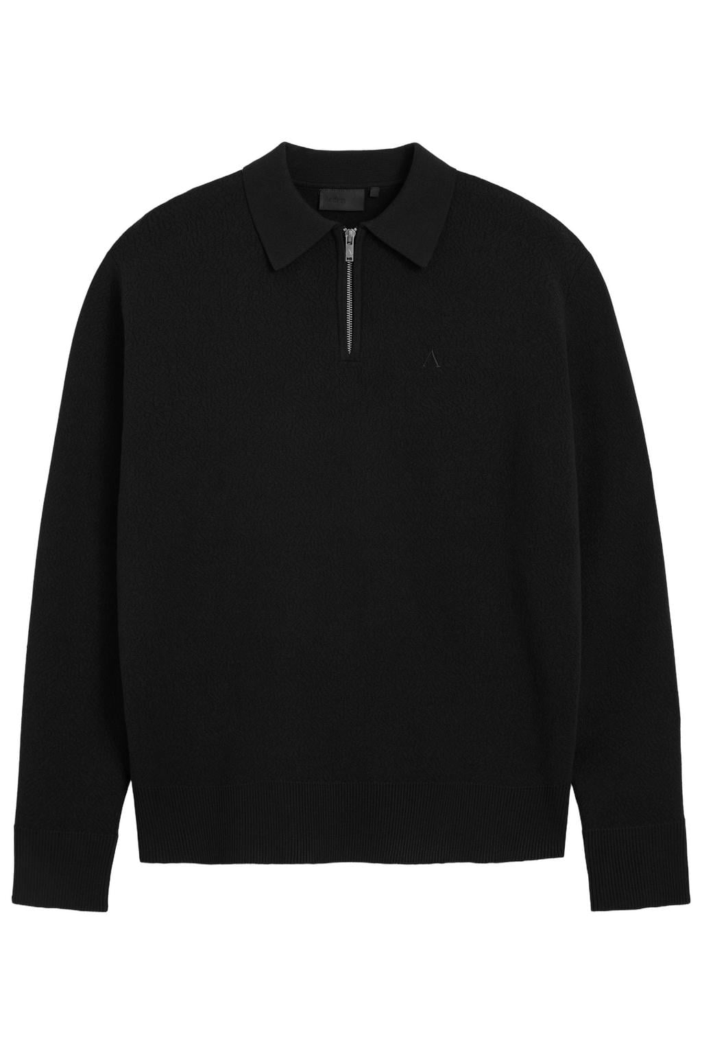 Aeden relaxed fit sweater - zwart