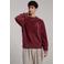 Aeden regular fit gebreide trui met logo - bordeaux