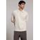Aeden relaxed fit sweater - wit cap grijs
