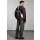 Aeden relaxed fit longsleeve met backprint - donkerbruin