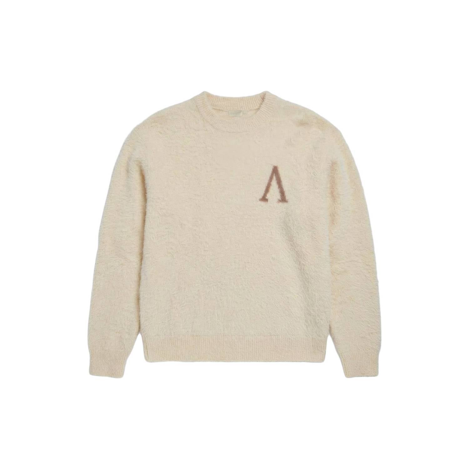Aeden regular fit gebreide trui met logo off-white