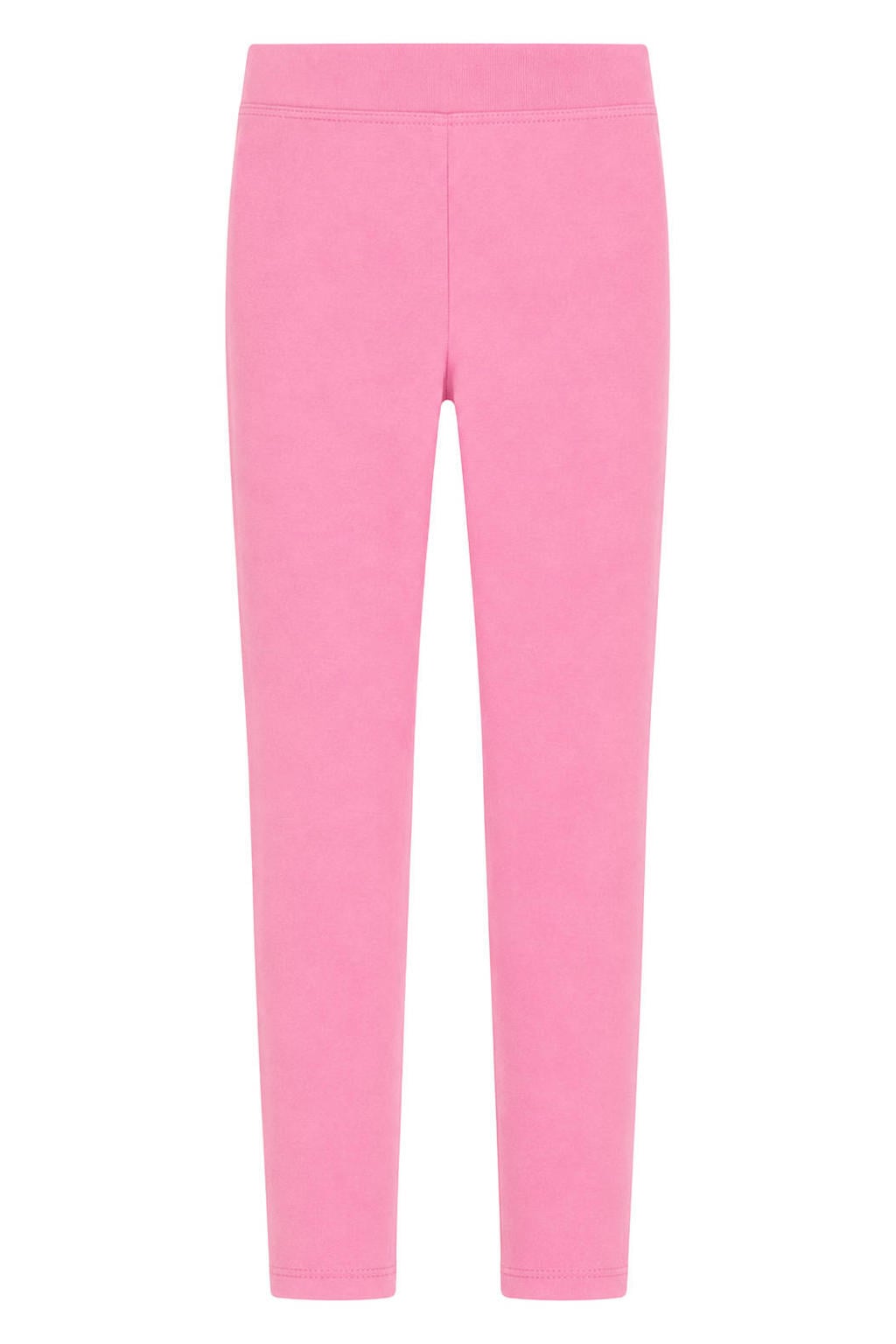 Roze meisjes B.Nosy super skinny legging van stretchkatoen met regular waist, elastische tailleband en effen