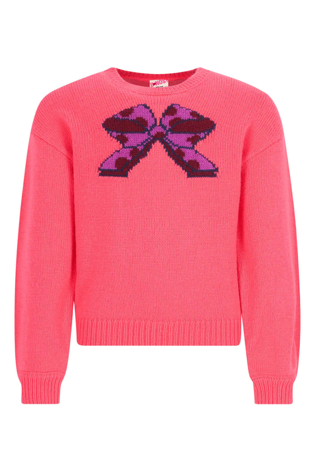 B.Nosy rechtvallende sweater met print - oranje