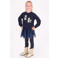 B.Nosy rechtvallende sweater met print - donkerblauw
