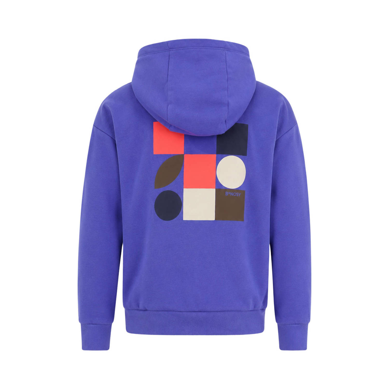 B.Nosy rechtvallende sweater met backprint blauw