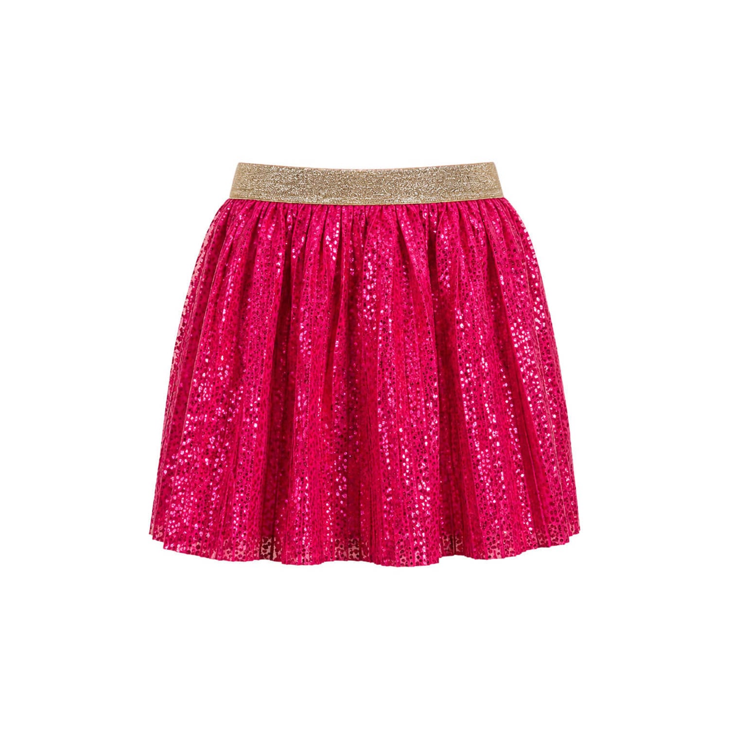 B.Nosy korte rok met pailletten roze