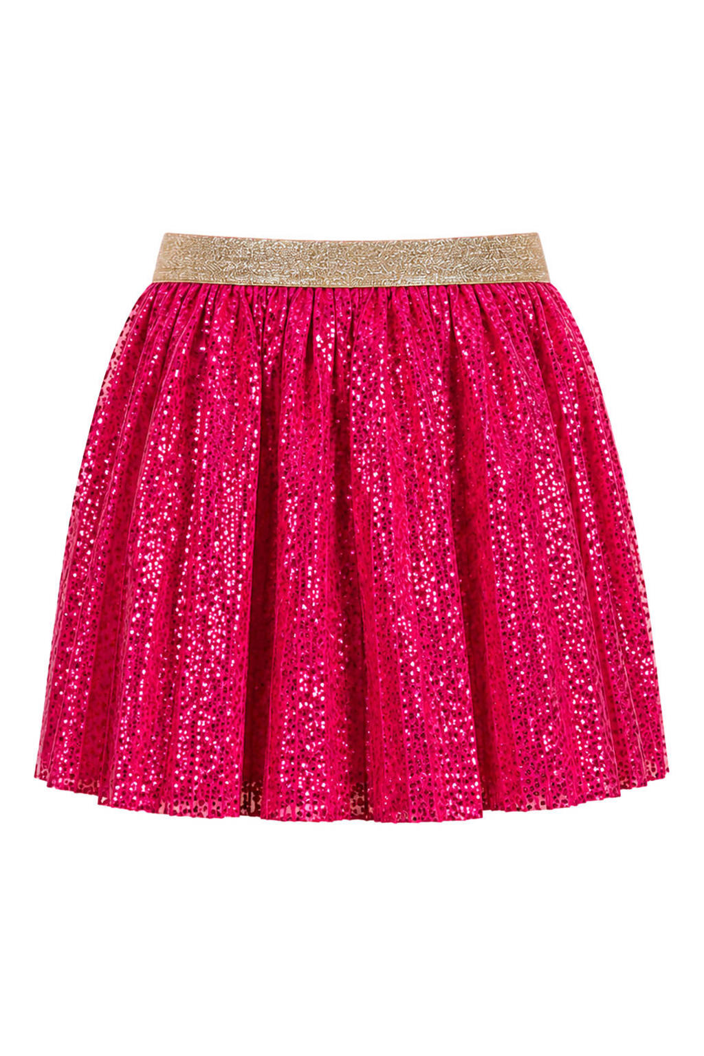B.Nosy korte rok met pailletten - roze