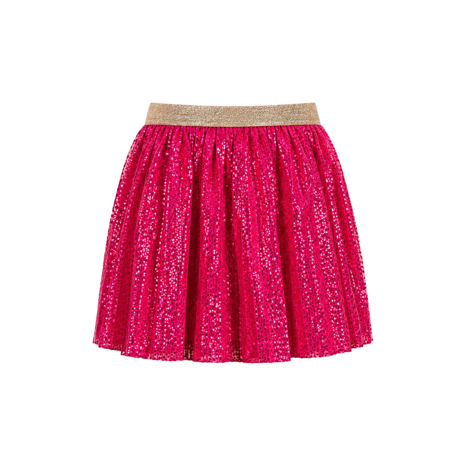 B.Nosy korte rok met pailletten roze