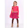 B.Nosy korte glitter jurk met pailletten en ruches - roze