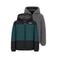 B.Nosy reversible winterjas - zwart