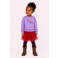 B.Nosy aansluitende sweater met print - lila