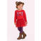 B.Nosy aansluitende longsleeve met print - rood