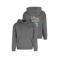 B.Nosy rechtvallende hoodie met backprint - grijsgroen
