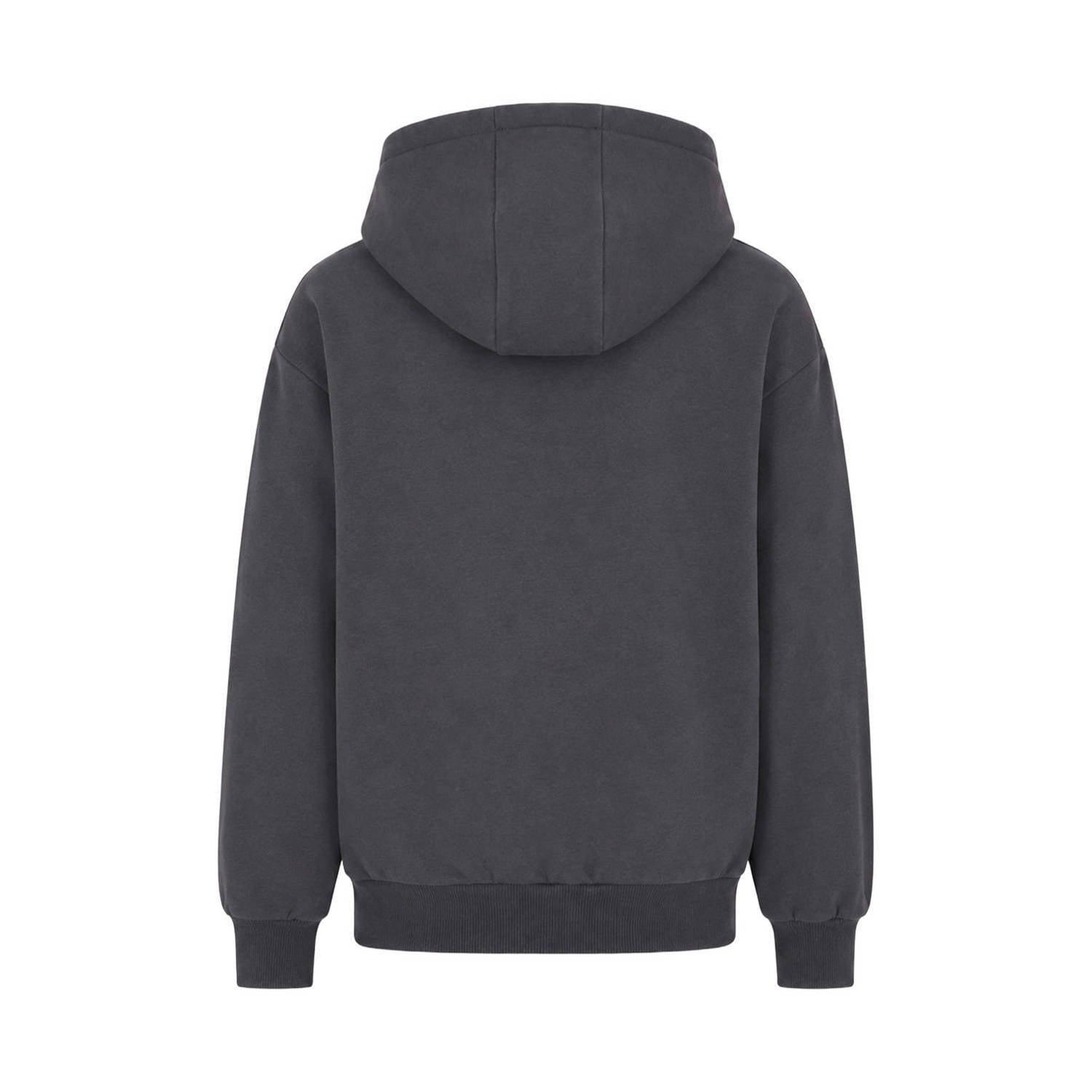 B.Nosy rechtvallend sweatvest antraciet