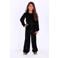 B.Nosy rechtvallende jumpsuit met ballonmouwen - zwart