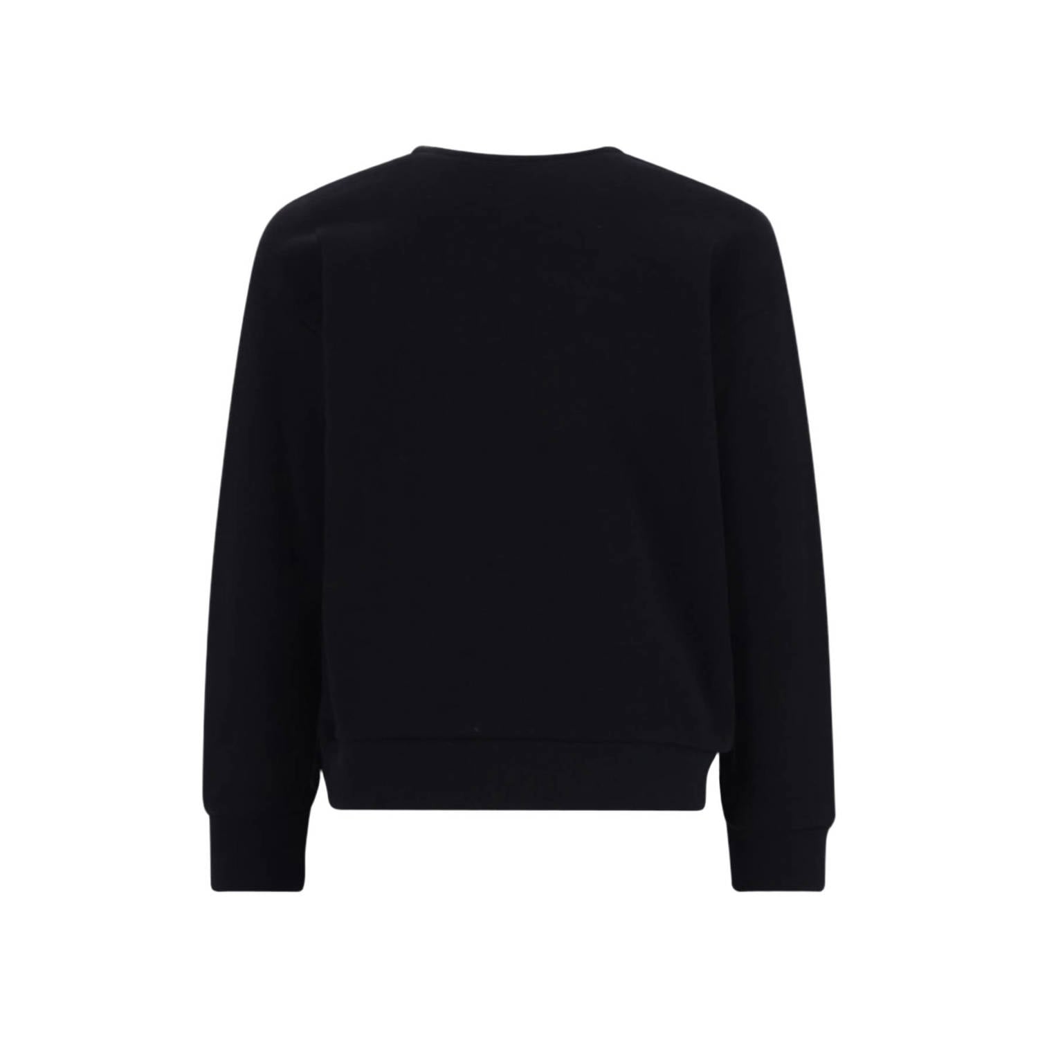 B.Nosy rechtvallende sweater met print zwart