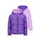 B.Nosy reversible winterjas met panterprint - paars