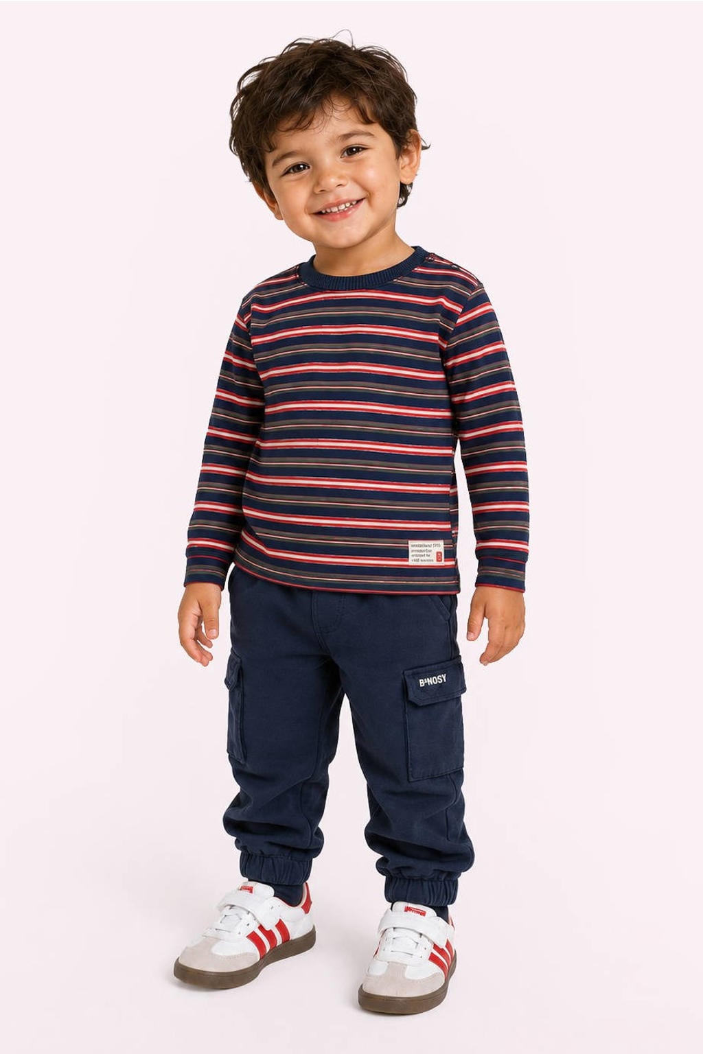 B.Nosy tapered cargo joggingbroek - donkerblauw