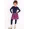 B.Nosy midi jurk met backprint - donkerblauw