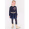B.Nosy aansluitende longsleeve met print - donkerblauw