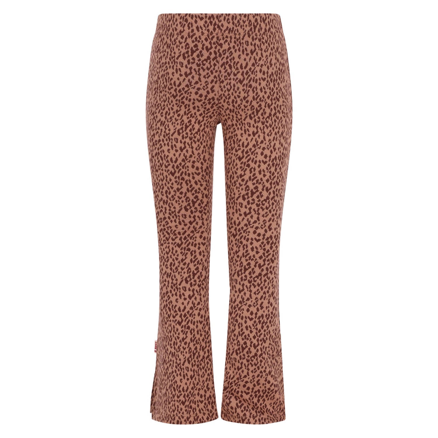 B.Nosy flared broek met panterprint bruin