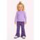 B.Nosy aansluitende longsleeve met borduursels - lila