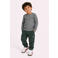 B.Nosy aansluitende longsleeve met wafelstructuur - grijs