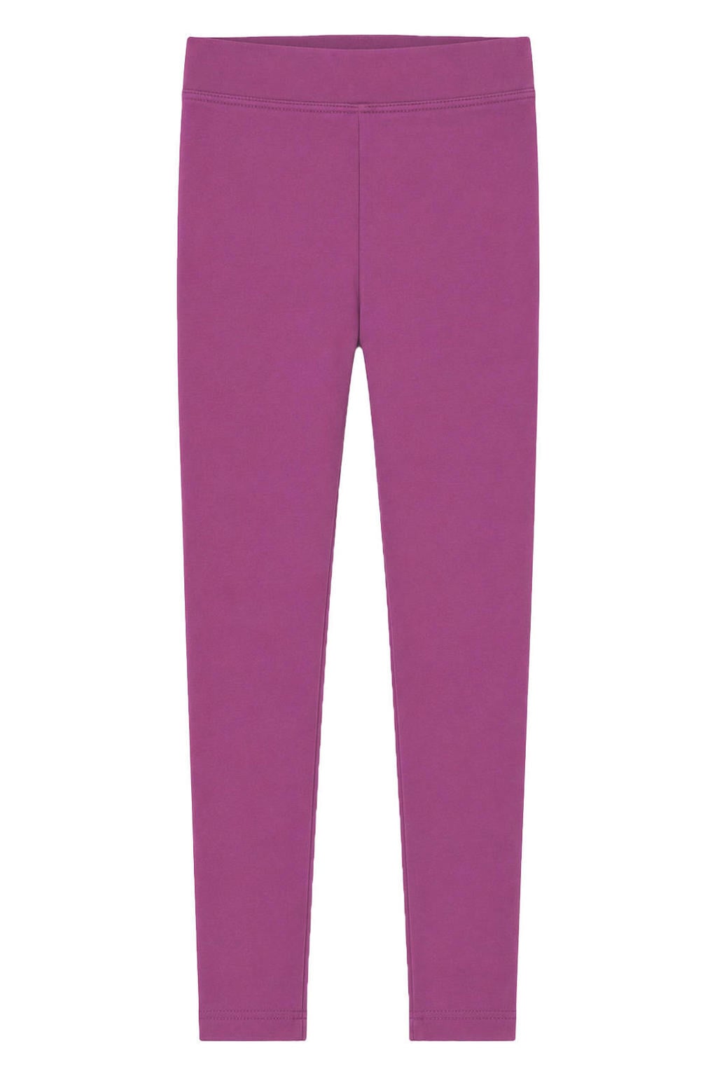 Paarse meisjes B.Nosy super skinny legging van stretchkatoen met regular waist en elastische tailleband