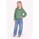 B.Nosy rechtvallende sweater met print - groen
