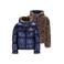 B.Nosy reversible winterjas met panterprint - donkerblauw