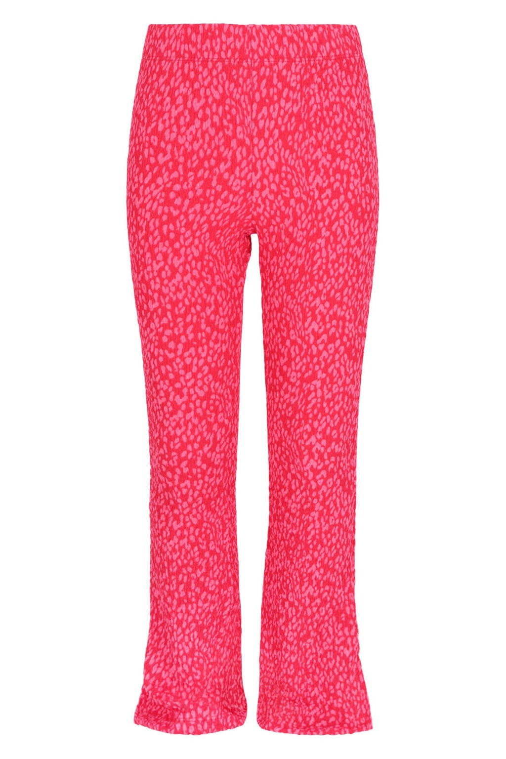 B.Nosy flared broek met print - roze