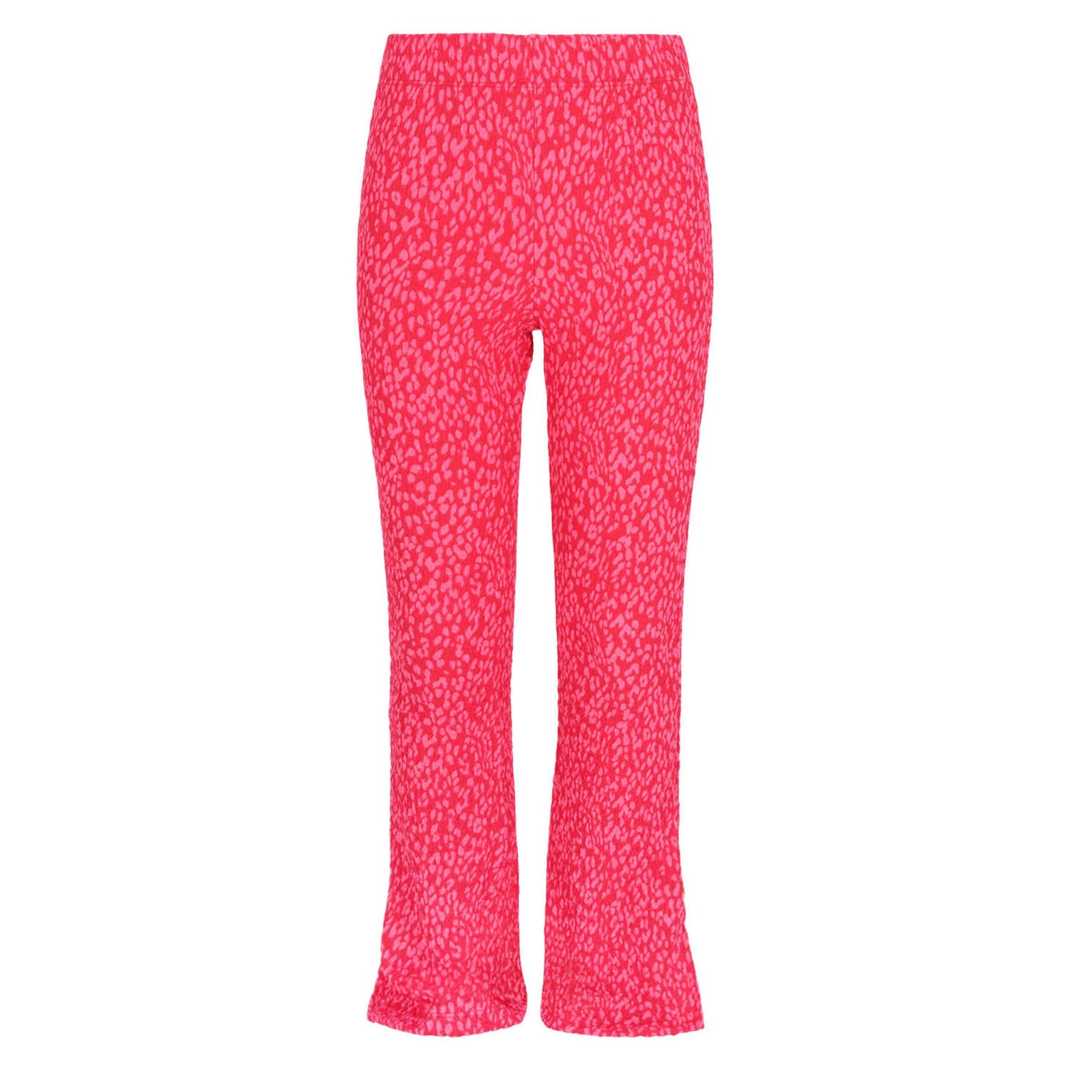 B.Nosy flared broek met print roze