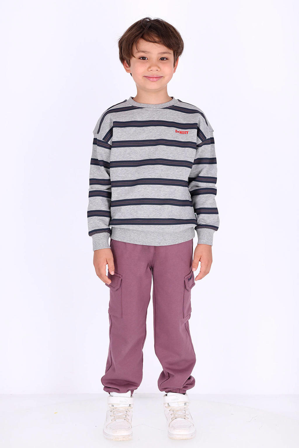 B.Nosy tapered cargobroek - paars