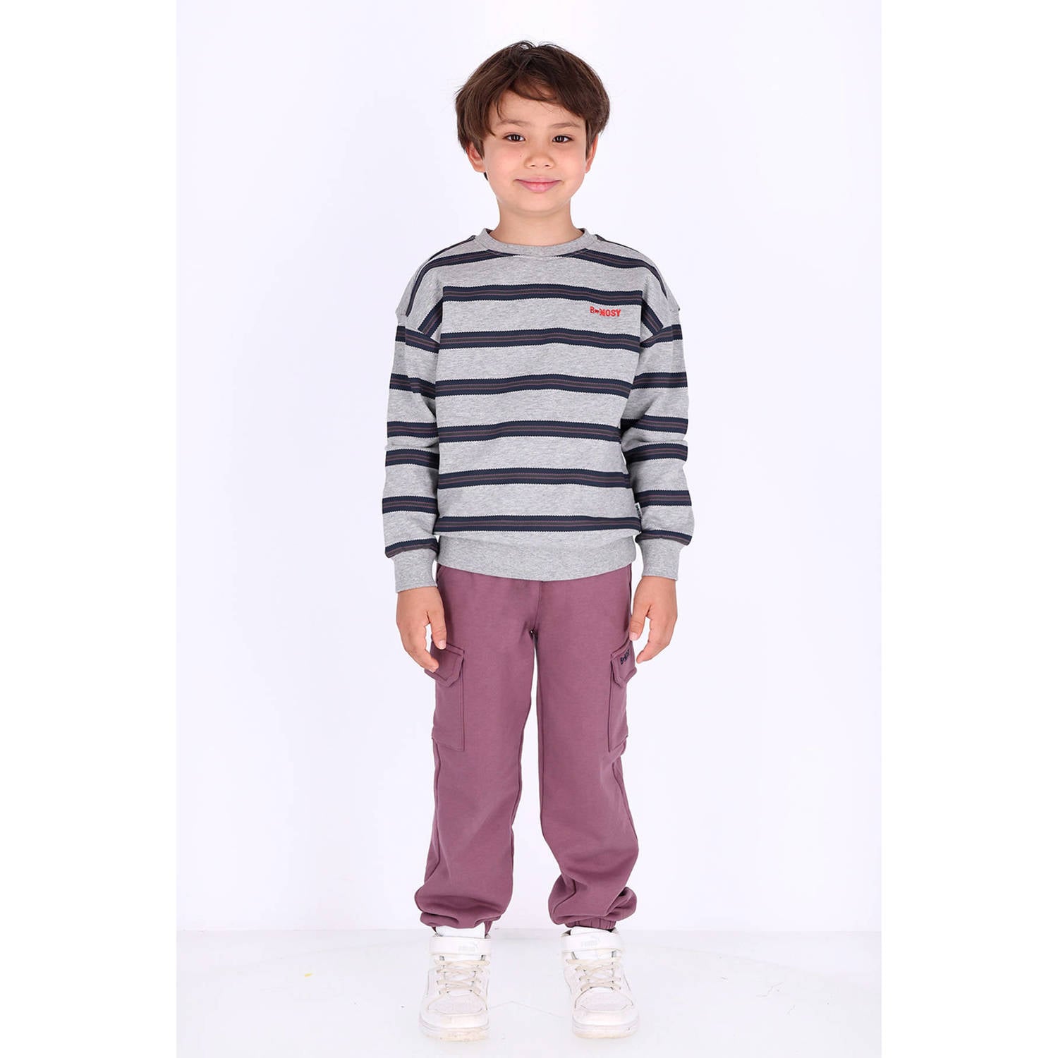 B.Nosy tapered cargobroek paars